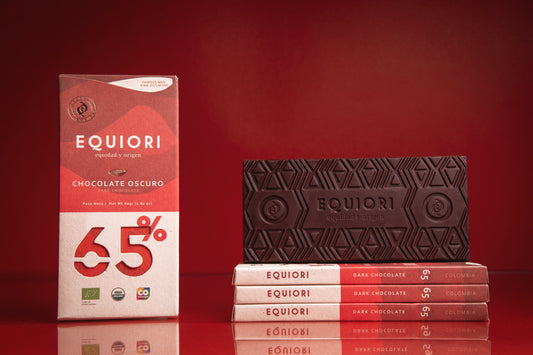 TABLETTE CHOCOLAT BIO EQUIORI - 65% CACAO (80g)