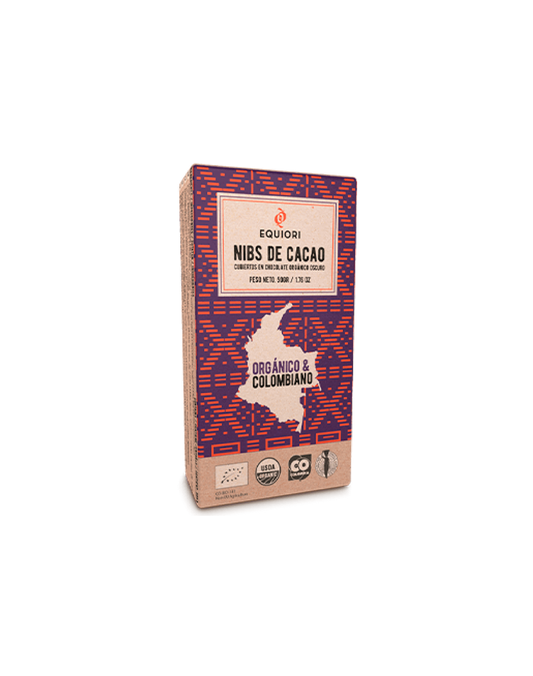 DRAGEES CHOCOLAT ET NIBS DE CACAO (50 g)
